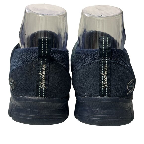 Skechers EZ Flex Loafer Womens 8.5 Navy Blue Air Cooled Memory Foam SlipOn Shoes - Picture 4 of 15